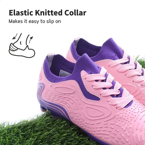 Vista 3 de Dream Pairs - Zapatos de fútbol para niños y niñas, zapatos de fútbol para niños pequeñosniños grandes