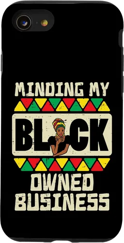 Vista 13 de Funda de regalo para iPhone 14 Minding My Black Business Pride BLM African Women CEO