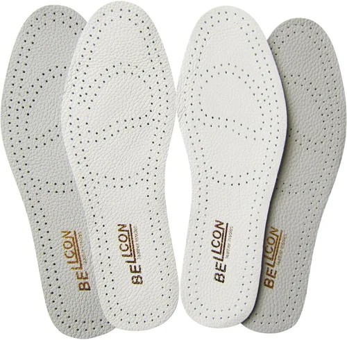 Vista 10 de Bellcon - Plantillas de cuero para hombres, inserciones de cuero fino para botas de hombre, almohadillas de zapatos de longitud completa con carbono