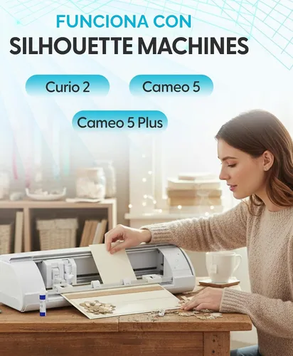 Vista 5 de Set de 2 herramientas de estampado para Silhouette Cameo 5 y Silhouette Curio 2