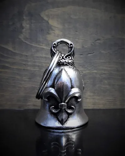 Vista 5 de Fleur De Lis - Accesorio de campana de motociclista o llavero para la suerte