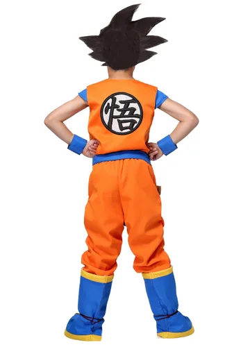 Vista 2 de Disfraz Auténtico de Goku para Niños de Dragon Ball Z Multicolor