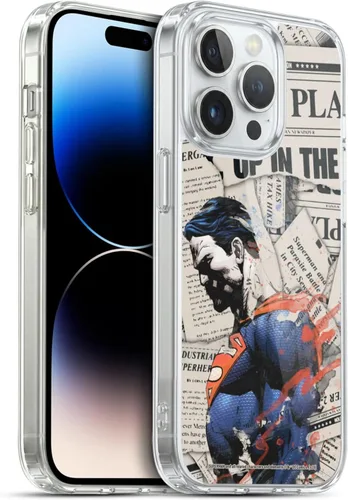 Vista 18 de Head Case Designs Officially Licensed Superman DC Comics Collage 80th Anniversary Gel Case [Military Grade Protection] Compatible with Apple iPhone