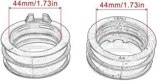 Vista 2 de Piezas de motocicleta Adaptador de interfaz de carburador Colector de admisión para 1WS-13635-00 FZ07 FZ-07 MT07/MTT690 MT-07 Tracer