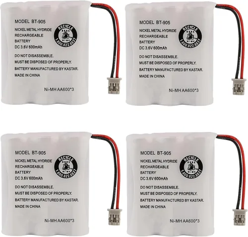 Vista 8 de Kastar Paquete de 1 batería de repuesto para Uniden BT-905 BT905 BP-905 BP905 BT-1006 BT-800 BT800 BP-800 BP800, Uniden TRU3466 TRU348 TRU3485