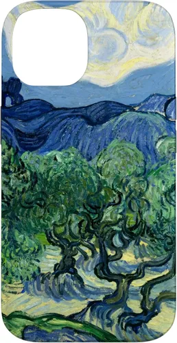 Vista 4 de Van Gogh Olivos con Alpilles Painting Famous Art Funda para iPhone 17