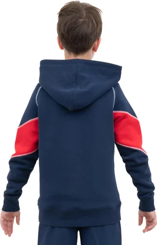 Vista 5 de WILSON Sudadera con capucha de forro polar para niños, con estilo, variedad de diseños