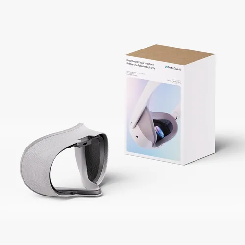 Vista 6 de Meta Quest 3S Breathable Facial Interface — Works with Meta Quest 3S — Increases Comfort — Installs in Seconds
