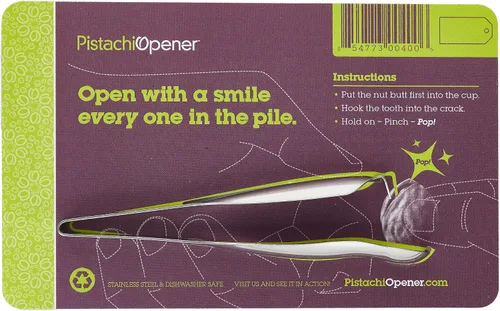 Vista 5 de One PistachiOpener - (1) Abridor de tuercas de pistacho - Con solo una pizca estallan