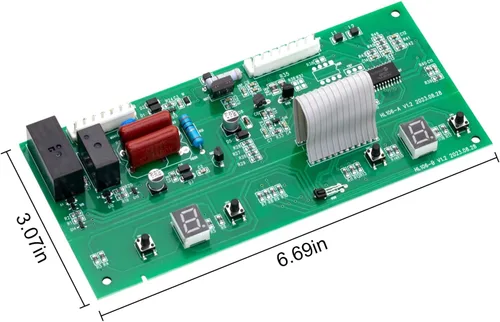 Vista 2 de WPW10503278 Tablero de control electrónico para refrigerador (Jazz), compatible con Whirlpool, Maytag, KitchenAid, Kenmore, Amana, I-kea, Inglis