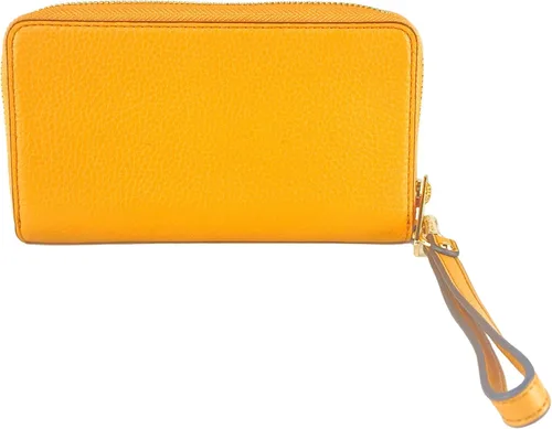 Vista 2 de Michael Kors Jet Set Travel - Funda de cuero multifunción plana grande para teléfono color caléndula Caléndula L
