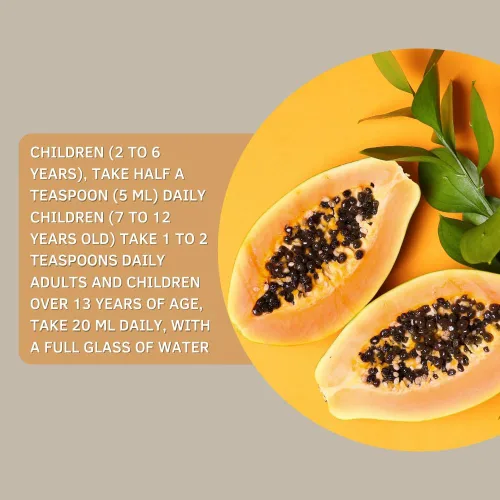 Vista 6 de Senna Laxante líquido para adultos y niños, sabor a papaya, hoja de sena natural y ciruela, suavizante de heces para aliviar el estreñimiento