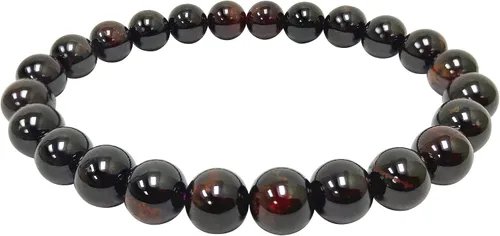 Vista 667 de Gem Avenue Handmade Round Bead Stretch Bracelet Unisex Natural Stone Beaded Jewelry for Men & Women, Elastic Wristband for Daily Wear