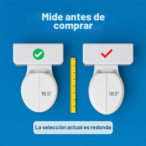 Vista 6 de Brondell LT89 Asiento de inodoro eléctrico para bidé, se adapta a inodoros redondos, color blanco, control de brazo lateral, lavado con agua tibia