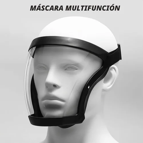 Vista 7 de Escudos activos antivaho de cara completa Protección de expresión visible, transparente, transpirable, cómodo, para adultos, reutilizable