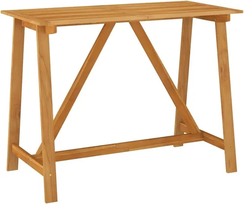 Vista 3 de Ensemble de Bar de Jardin Gris Anthracite 7 Pièces con primos, Mesa y Tabourets Haute Pour Terrasse, Balcón, Extérieur - Design Moderne en Bois