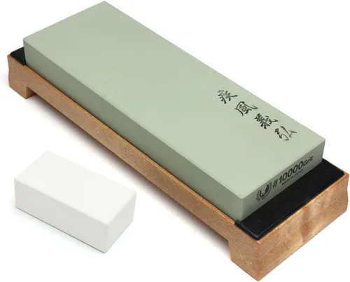 Vista 12 de Yoshihiro Afilador de cuchillos japonés Toishi de grado profesional (grano 400)