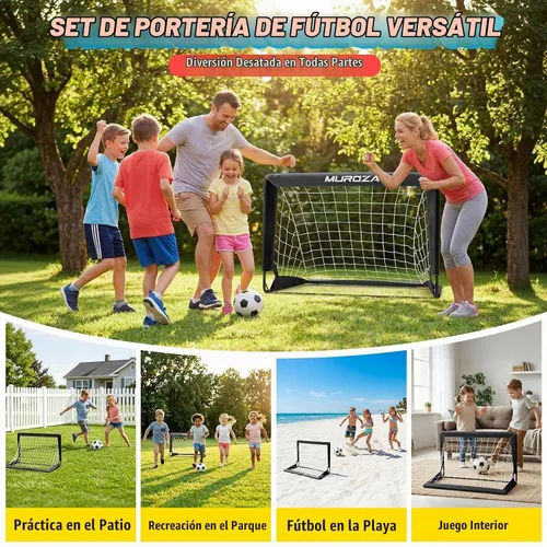 Vista 8 de Kids Soccer Goal, Soccer Goals for Backyard Set