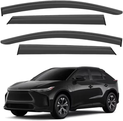 Vista 28 de Protector de lluvia adhesivo compatible con Toyota RAV4 2019-2025, protector de parabrisas de policarbonato, deflector de viento para ventana