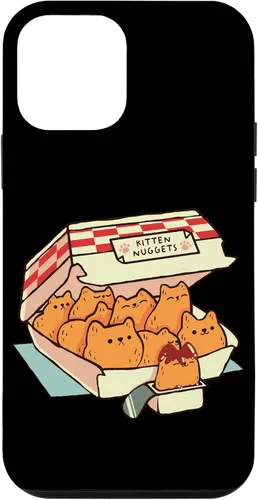 Vista 16 de iPhone 16 Kitten Nuggets Cute Fast Food Cat Shape Foodie Case