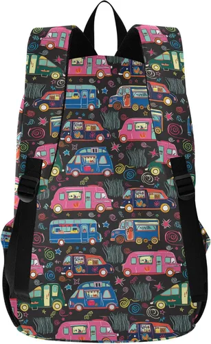 Vista 2 de Lindo coche casual Daypacks mochila 15.6 pulgadas portátil mochila para mujeres y hombres se adapta a negocios turísticos B0404640