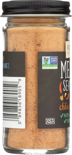 Vista 5 de Frontier Seasoning Blends - Condimento mexicano sin sal, botella de 2 onzas