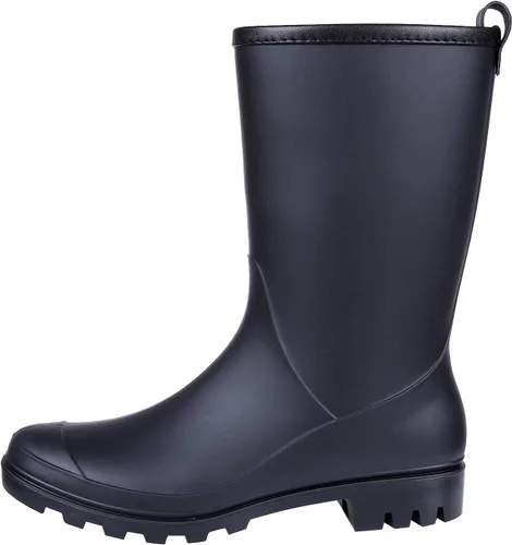 Vista 2 de Litfun Botas de lluvia de media pantorrilla para mujer, impermeables, ligeras, para jardín