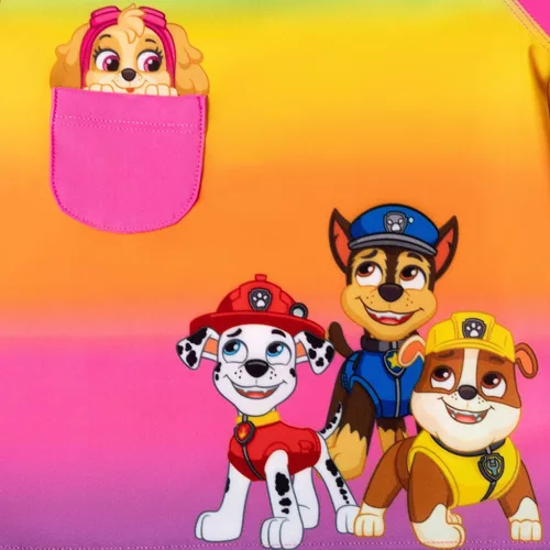 Vista 3 de Juego de traje de baño de tankini con protector contra erupciones de 3 piezas, diseño de Paw Patrol