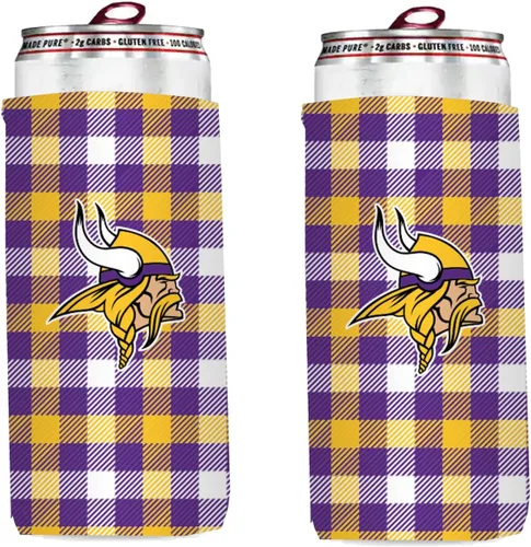 Vista 43 de Paquete de 2 soportes para latas de fútbol de 12 onzas, delgado y delgado, aislador de bebidas Huggie Cooler Coozies (Arizona (cardenales))