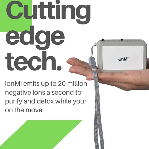 Vista 3 de IonPacific ionMi, 2-1 purificador de viaje ionizador negativo estacionario y portátil con la más alta salida – hasta 20 millones de iones