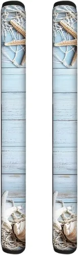 Vista 39 de 2 fundas para manijas de refrigerador, decoración otoñal, hojas de arce, fundas para manijas de puerta de nevera, lavables a máquina, microondas