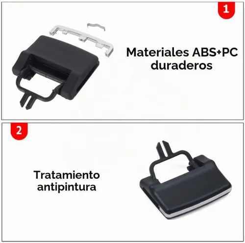Vista 6 de Moonlinks para Mercedes Front Center/Izquierda/Derecha Clips de Salida de Aire