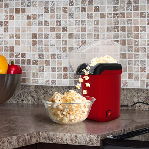 Vista 9 de Máquina eléctrica para hacer palomitas de maíz, con 1200 W, no necesita aceite, aperitivo saludable y delicioso para niños y adultos. Ideal