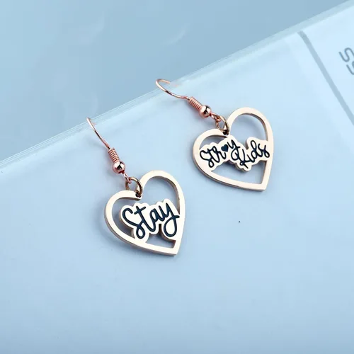 Vista 5 de Regalo para amantes de ídolos coreanos Pendiente de permanencia Mercancía de fan Stay Pendientes Stay Gold