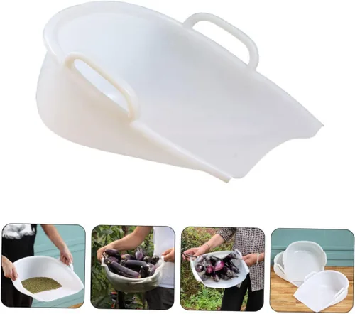Vista 4 de GANAZONO Recogedor de mano multiusos de plástico grueso de limpieza para granos de cocina Contenedor Estilo aleatorio