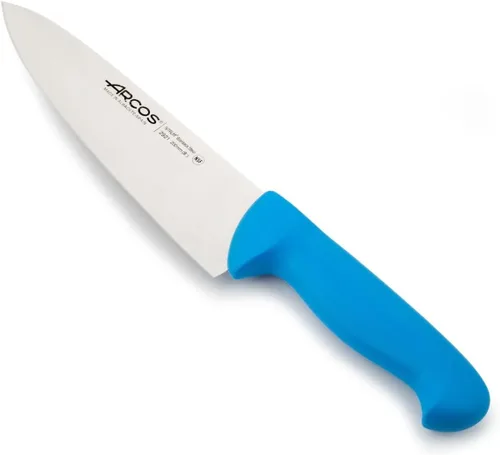 Vista 9 de Arcos Cuchillo de chef serie 2900 – Hoja de acero inoxidable de nitro, mango negro de polipropileno, plata, sistema de identificación