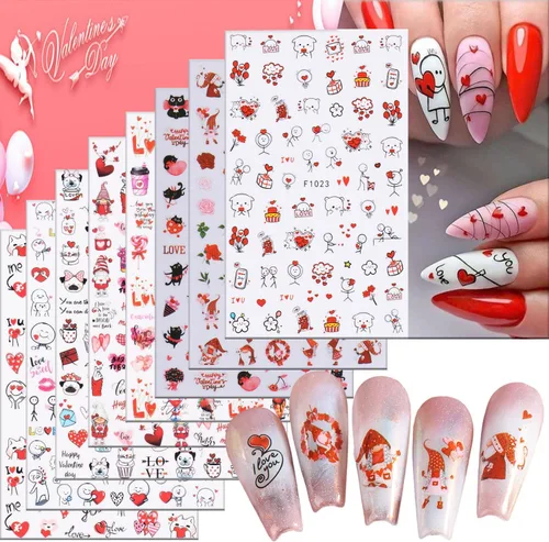 Vista 14 de Calcomanías líquidas para arte de uñas, diseño de mariposa, negro, plateado, mariposa, luna, 3D, autoadhesivas, suministros de arte de uñas