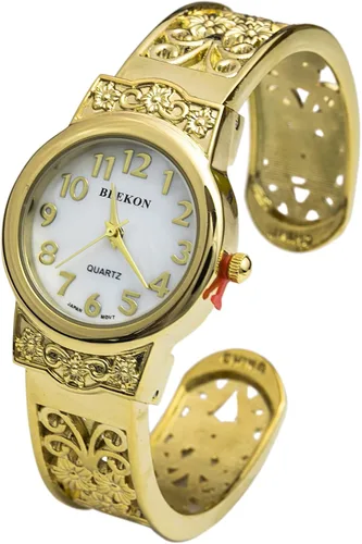 Vista 10 de Blekon Collections Reloj de pulsera de cuarzo japonés para mujer, 1.102 in, diseño elegante