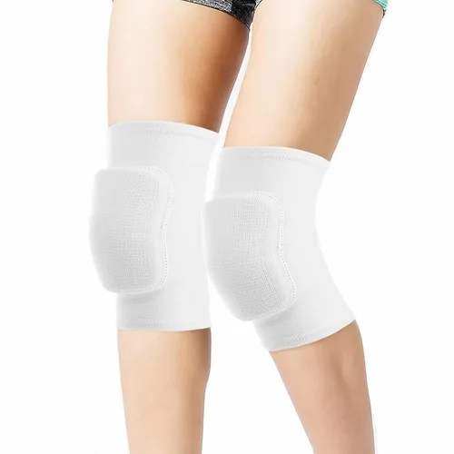 Vista 9 de Rodilleras de voleibol para bailarines, rodilleras suaves y transpirables para niñas, mujeres, hombres, jóvenes, niños, rodilleras protectoras