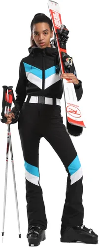 Vista 79 de GSOU SNOW Traje de esquí para mujer, traje de nieve delgado de una pieza, chaqueta de nieve, impermeable, resistente al viento, deportes al aire