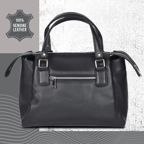 Vista 2 de Bolsos cruzados de cuero para mujer - Bolsos cruzados para mujer - Monederos cruzados de cuero para mujer - Tamaño mediano
