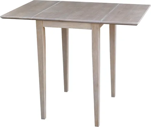 Vista 14 de IC International Concepts Mesa de madera maciza, 36 pulgadas, sin terminar Espresso