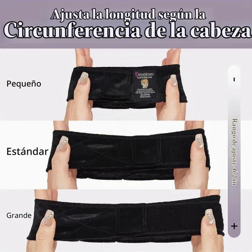 Vista 8 de Dreamlover - Banda de agarre para pelucas, diadema para mantener las pelucas en su lugar, color negro, 2 piezas
