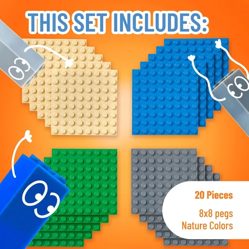 Vista 3 de Strictly Briks - Classic Briks - Kit de iniciación de construcción 100 % compatible con todas las principales marcas de bloques