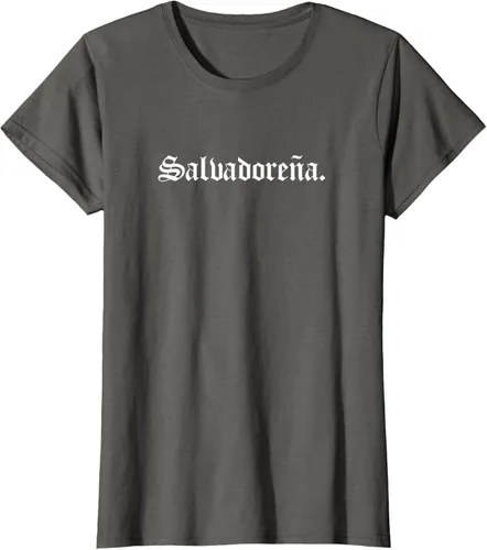Vista 54 de Camiseta Salvadoreña Mujer, Negro