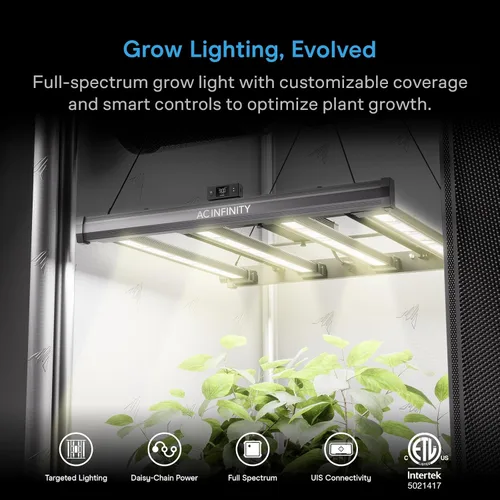 Vista 2 de AC Infinity Ionprime 6, luz LED de crecimiento de ángulo ajustable