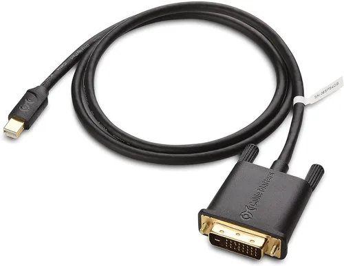 Vista 2 de Mini DisplayPort a cable DVI Negro