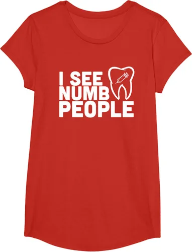 Vista 40 de I see Numb People - Camiseta de regalo para dentista dental, Negro, S