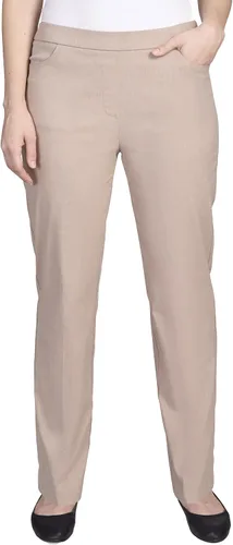 Vista 7 de Alfred Dunner Pantalón clásico Allure elástico de longitud media para mujer Blanco puro