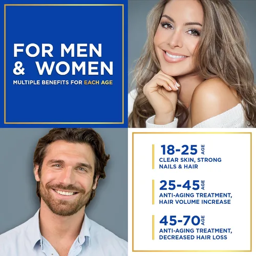 Vista 6 de Colágeno vegano para mujeres y hombres – Superalimento orgánico, aminoácidos glicina, lisina, prolina para una piel sana, cabello, uñas